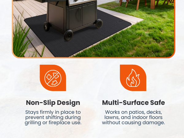 under grill mat