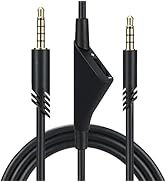 Replacement Cable Cord for Astro A40/A40TR/A10 Gaming Headsets, Aux Wire with Volume Control 2.0 ...