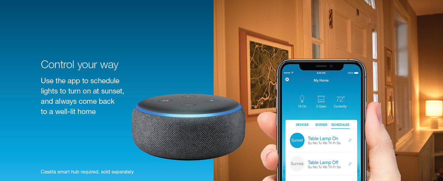 control with app or voice