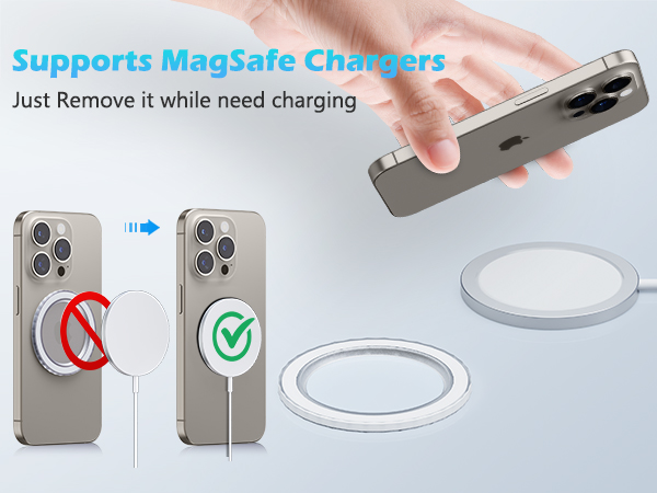 Supports MagSafe Chargers 