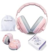Momfree 2 in 1 Baby Ear Muffs, Noise Reduction Earmuffs &amp; Adjustable Headband for Baby, Hearing P...