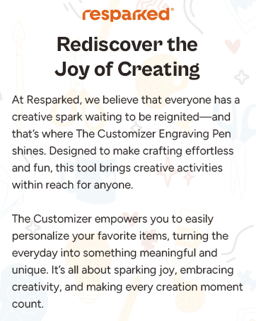 Resparked customer engraving pen