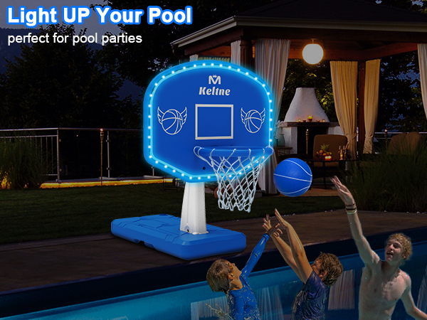 basketball hoop for pool inground