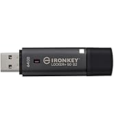 Kingston Ironkey Locker+ 50 G2 64GB Encrypted USB Drive | FIPS 197 | AES-XTS Protection | Multi-P...