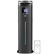 KZF 9L Humidifiers for Bedroom Large Room-Ultrasonic Cool Mist Humidifier with Humidistat, 72 Hou...