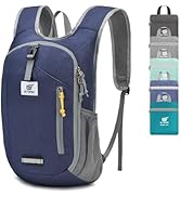 SKYSPER 10L Hiking Backpack Small Foldable Daypack Packable Lightweight Hiking Daypack Travel Day...