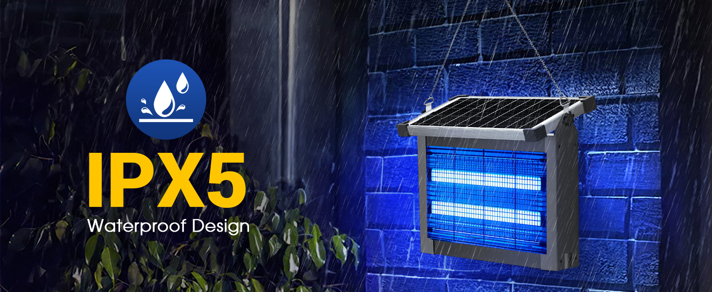 solar powered bug zapper outdoor