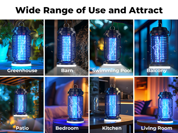 Bug Zapper Outdoor Indoor Waterproof