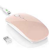 TECKNET Bluetooth Wireless Mouse, Rechargeable Silent Portable Computer Mouse, 6 Adjustable DPI, ...