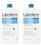 Lubriderm Daily Moisture Lotion + Pro-Ceramide with Shea Butter &amp; Glycerin Helps Moisturize Dry S...