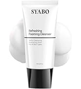 SYABO Refreshing Foaming Facial Cleanser, Gentle Cleansing and Non-irritating, Face Wash for Oil ...