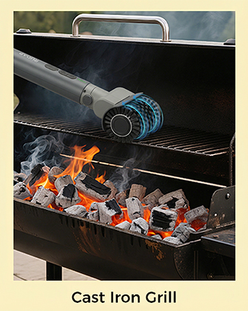 electric barbecue grill brush