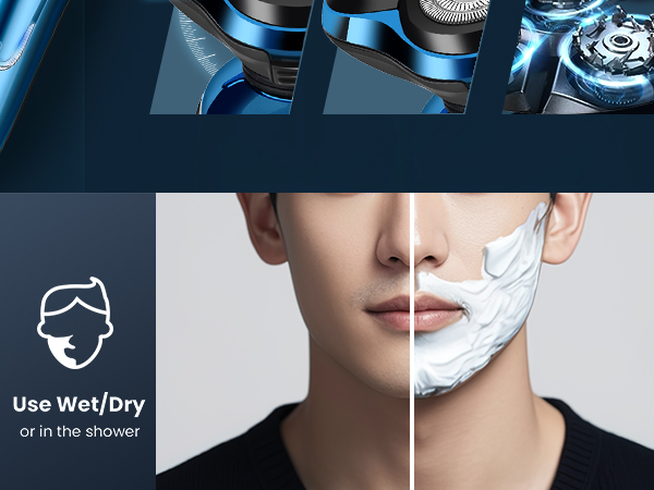 rechargeable shaver for men mens face electric shaver electric shaving razors for men