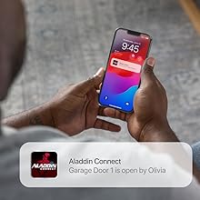 Aladdin Connect real time notifications