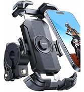 JOYROOM Motorcycle Phone Mount Holder, 2025 Upgrade [Metal Tie Rod][1s Auto Lock] Bike Phone Moun...