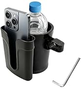 YTFRL Bike Cup Holder, Bicycle Handlebar Water Bottle Holders with Cell Phone Keys Holder, Univer...