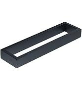 Sayayo Matte Black Towel Bar for Bathroom, 10 Inch Hand Towel Ring Wall Mount Towel Holder Square...