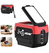 Azocek 240W Power Inverter Pure Sine Wave Compatible with Milwaukee 18V Battery (No Battery), 7A ...