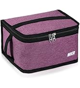 MIER Insulated Lunch Box for Men Women Kids Portable Small Lunch Bag 9 CAN Compact Thermal Mini C...
