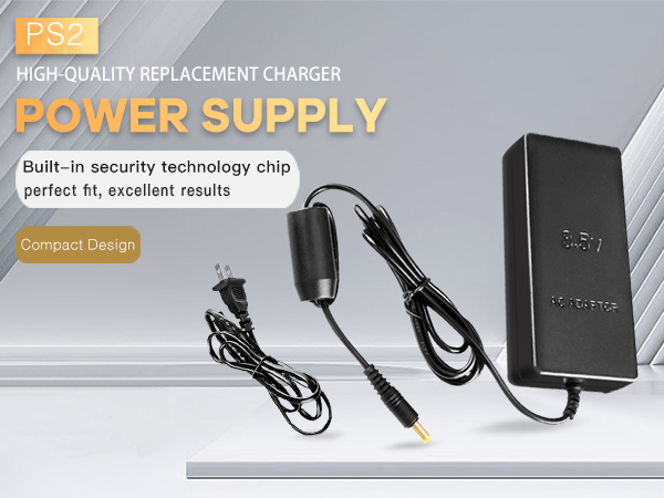 PS2 Premium Quality Replacement Charger Power Supply