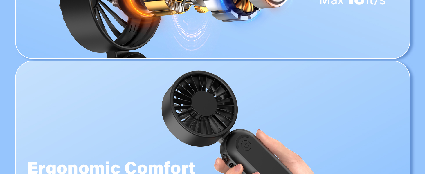 jisulife handheld mini fan