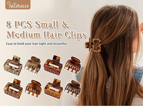 small hair clips for women