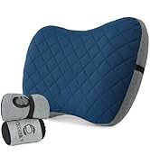 Camping Pillow with Removable Cover- Inflatable Pillow - Travel Pillows for Backpacking &amp; Airplan...