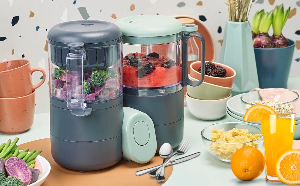 baby food steamer and puree machine,beaba babycook,babymoov baby food maker,nutribullet baby steamer