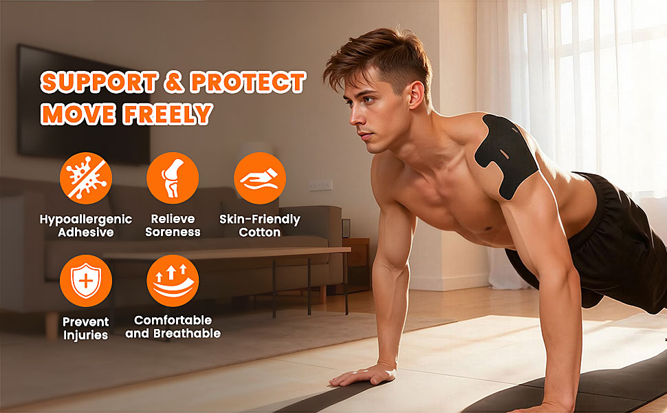 Precut Kinesiology Tape for Shoulder