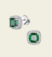 FindChic Birthstone Earrings for Women, Round/Heart/Square/Teardrop Earrings with 925 Sterling Si...