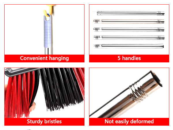 Indoor Outdoor Broom for Floor Cleaning