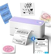 Phomemo Bluetooth Thermal Label Printer, 241BT 4X6 Wireless Shipping Label Printer for Small Busi...