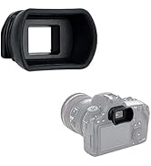 Kiwifotos Long Soft Viewfinder Eyecup Eyepiece for Canon EOS 90D 80D 70D 60D 77D 6D Mark II 5D Ma...