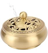 Natudeco Vintage Incense Holder Aromatherapy Incense Holders Brass Incense Metal Incense Stick Co...