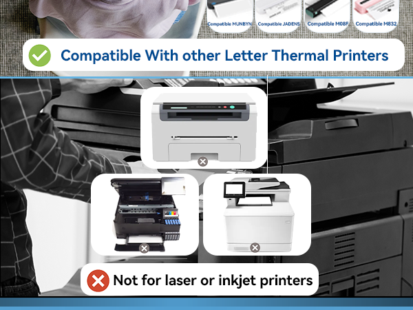 thermal printer paper thermal printing paper thermal Printer Paper 8.5 x 11 Inch