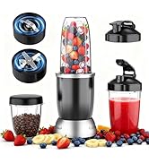 Smoothie Blender, 25000 RPM Portable Blender for Smoothies, Countertop Blenders for Kitchen with ...