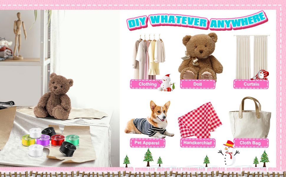 Handheld sewing machine