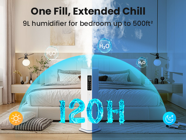 smart humidifier for large room