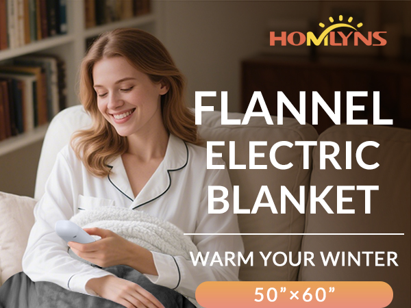 HOMLYNS heated blanket