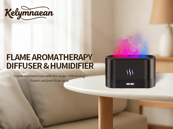 Flame aromatherapy diffuser &amp;amp; humidifier