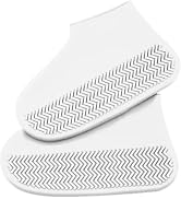 1 Pairs Clear Shoe Covers Waterproof Silicone Rain Shoe Covers Hard Sole Version Non Slip Reusabl...