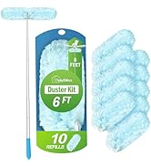TidyBliss 6 ft Extendable Dusters for Cleaning Compatible with Swiffer, Super Long Handle Dusting...