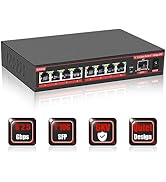 ienRon 8 Ports 2.5G Ethernet Switch with 10G SFP Slot,Unmanaged Network Switch,Ethernet Splitter|...