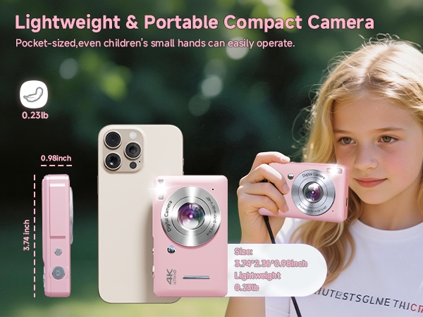 Lightweight &amp;amp; Portable Compact Camera