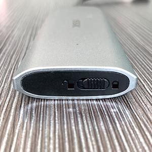 Tool-Free NVMe SSD enclosure adapter