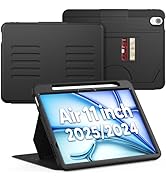 SEYMAC for iPad Air 11 inch Case M3/ M2 (2025/2024), Full Protective Auto Sleep/Wake Strong Magne...