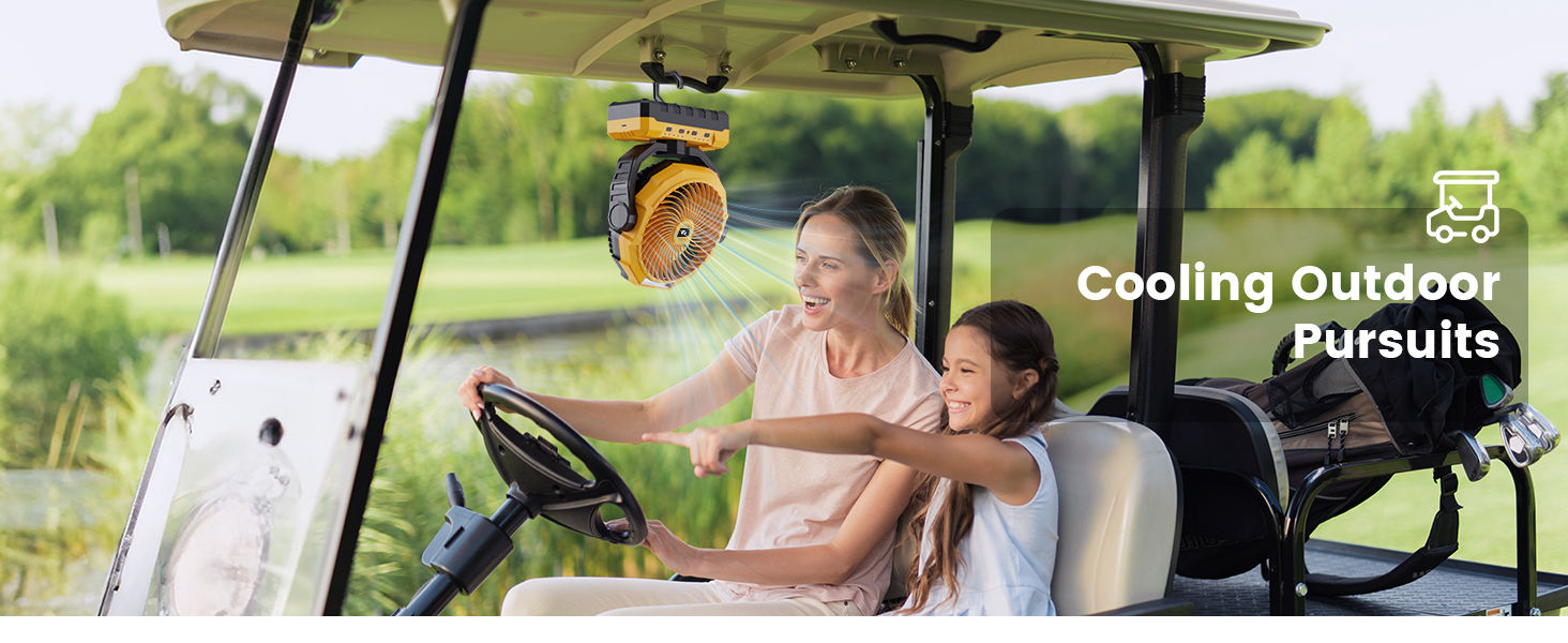 golf cart fan