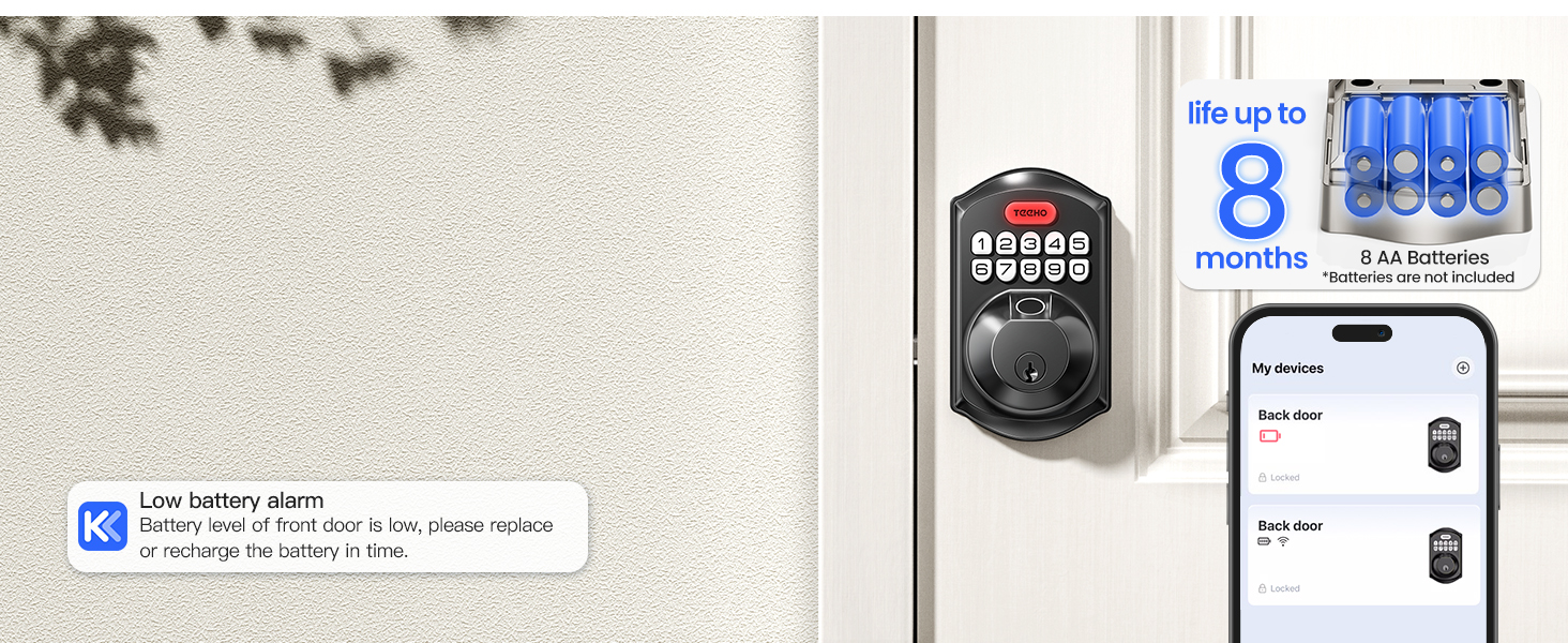 keyless entry door lock