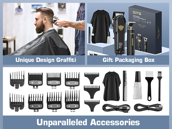 men clippers and trimmers set