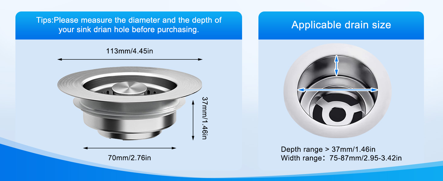 Kitchen Sink Drain Strainer
